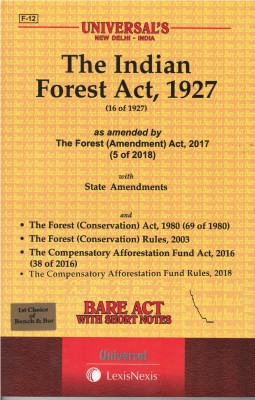 Indian Forest Act,1927(Paperback, Editorial Board of Universal Law Publishinhg)