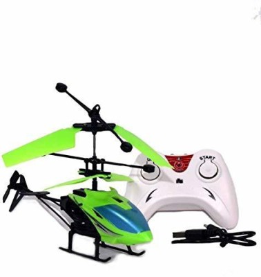 ToyVilla Exceed Induction Flight Electronic Radio RC Remote Control Toy Charging Helicopter with 3D Light Toys for Boys Kids Indoor FlyingMulticolor