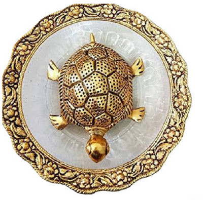 mohit verma Decorative Showpiece  -  7 cm(Metal, Gold)