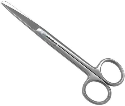 IndoSurgicals 94038 Straight Operating Scissors(Sharp/Sharp Blades)
