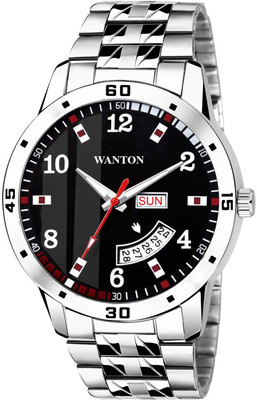 WANTON working day and date black new design attractive style Analog Watch  - For Boys