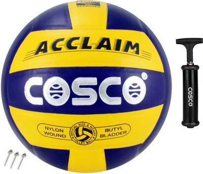 COSCO Acclaim With Pump and 3 Niddle Volleyball - Size: 4(Standard, Pack of 1, Multicolor)