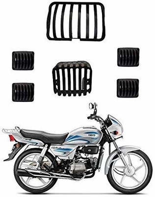 Naturalcreations Set of 6 Bike HSPL Pro Bike Headlight Grill(Black)