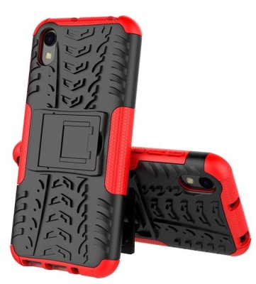 MOBIRUSH Back Cover for Huawei Y5 2019(Red, Rugged Armor, Pack of: 1)