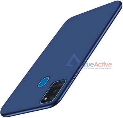 Valueactive Back Cover for Samsung Galaxy A21S, Back Cover Case(Blue, Shock Proof, Silicon, Pack of: 1)
