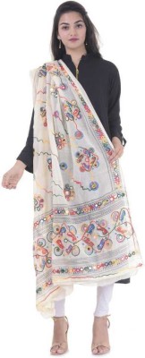 D-Fashion Pure Cotton Embroidered Women Dupatta