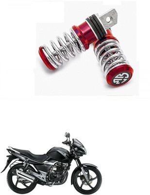 HashZet Spring Coiled Foot Rest Red For Suzuki GS 150R Foot Rest(Red)