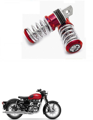 HashZet Spring Coiled Foot Rest Red For Royal Enfield Classic 350 Foot Rest(Red)