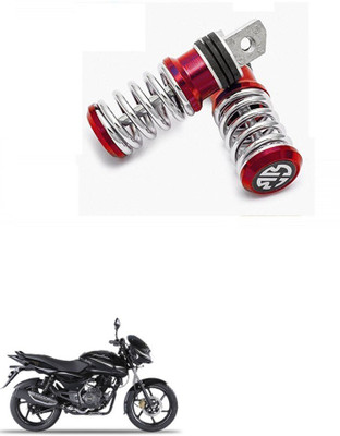 HashZet Spring Coiled Foot Rest Red For Bajaj Pulsar Foot Rest(Red)