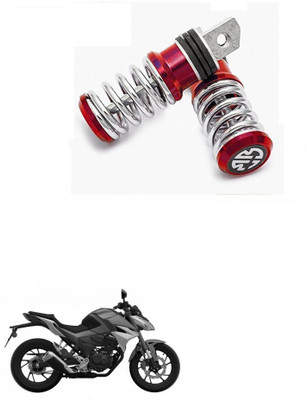 HashZet Spring Coiled Foot Rest Red For Honda CBF Foot Rest(Red)