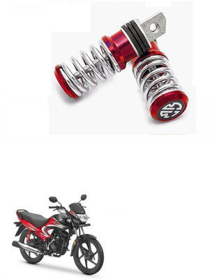 HashZet Spring Coiled Foot Rest Red For Honda Dream Yuga Foot Rest(Red)