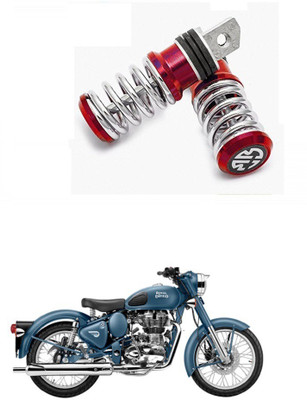 HashZet Spring Coiled Foot Rest Red For Royal Enfield Classic 500 Foot Rest(Red)