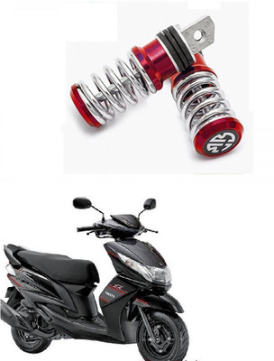 HashZet Spring Coiled Foot Rest Red For Yamaha Ray Z Foot Rest(Red)