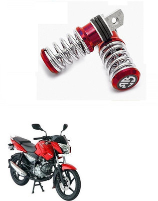 HashZet Spring Coiled Foot Rest Red For Bajaj Pulsar 135 LS DTS-i Foot Rest(Red)