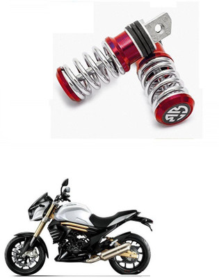 HashZet Spring Coiled Foot Rest Red For Mahindra Mojo Foot Rest(Red)
