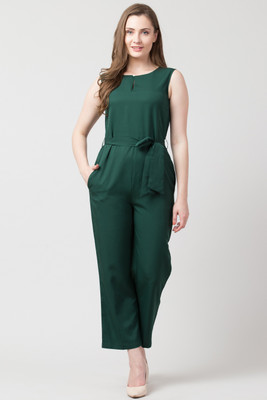 SLENOR Solid Women Jumpsuit