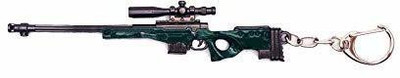 gtrp Exclusive-Pubg-Metal-Series-Green-AWM-Gun-Key-Chain Key Chain