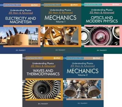 Understanding Physics Text Books For Jee Main &amp; Advanced By Dc Pandey Edition 2020 Set Of 5 Books  (Paperback, DC PANDEY)