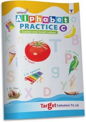 Nurture English Alphabet Tracing And Writing Practice Book For Kids | Part C - Capital And Small Letters | 3 To 5 Year Old | ABCD For Nursery And Preschool Children | Red And Blue Line Practice Book(Paperback, Content Team at Target Publications)