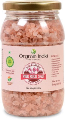 Orgrain India Himalayan Pink Salt Rock Salt(500 g)