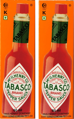 Tabasco PEPPER SAUCE COMBO PACK Sauce(2 x 60 ml)