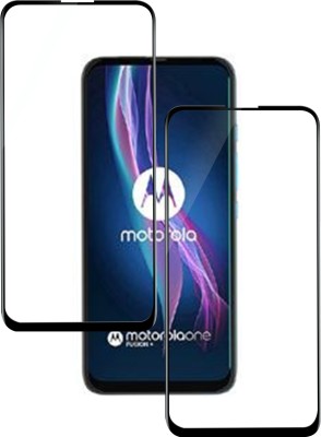 VAlight Edge To Edge Tempered Glass for MOTOROLA ONE FUSION PLUS(Pack of 2)