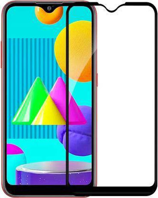 HIE POWER Edge To Edge Tempered Glass for Samsung Galaxy M01 ( Pack of 2 Premium 11D 9H Full Glue)(Pack of 2)
