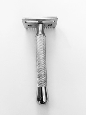 Romer-7 Premium Finish Hybrid Head with Heavy Handle + 10 SS Blade, Men & Women