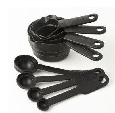 Fulkiza Baking Measurement Cups And (Set of 8) Plastic Measuring Spoon Set(Pack of 8)