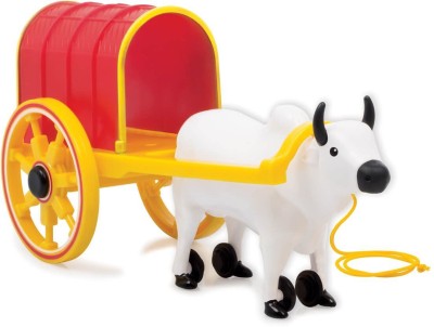 FUNSKOOL BULLOCK CART, PULL ALONG TOY, EDUCATIONAL ,(Multicolor)