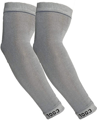 FRANKLY YOURS Cotton Arm Sleeve For Men & Women(Free, Grey)