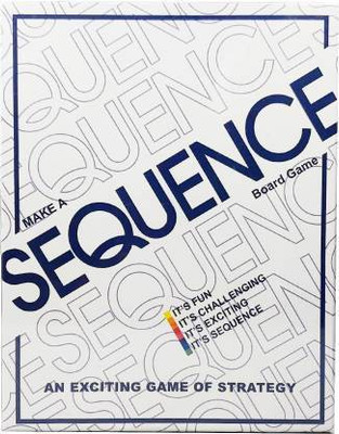 Shopisy Sequence Board Game Challenging Card Game for Ages 7 & Above, Hard Board,Chips and Card Educational Board Games sequence games Party & Fun Games Board Game Board Game Accessories Shopisy Sequence Board Game Challenging Card Game for Ages 7 & Above, Hard Board,Chips and Card Educational Board Games sequence games Party & Fun Games Board Game Board Game Accessories