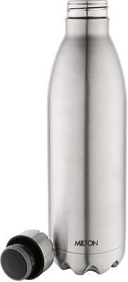 MILTON Duo Dlx Stainless Steel Flask, 1500ml, Silver 1500 ml Bottle(Pack of 1, Silver, Steel)