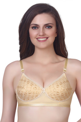 V Star FAIRYFOAM Women Full Coverage Non Padded Bra(Beige)