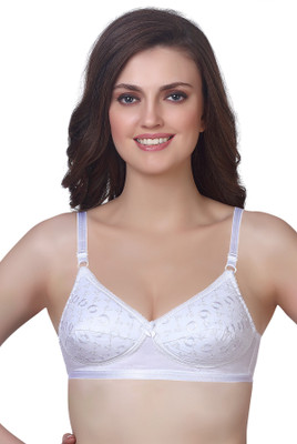 V Star FAIRYFOAM Women Full Coverage Non Padded Bra(White)