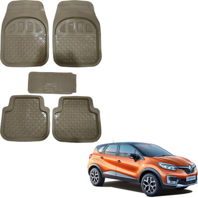 Oshotto Rubber Standard Mat For  Renault Captur(Beige)