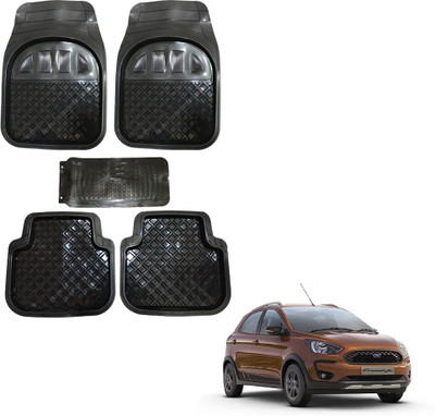 Oshotto Rubber Standard Mat For  Ford Freestyle(Black)