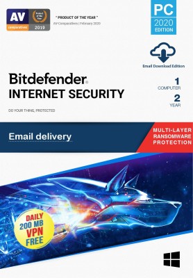 bitdefender 1 PC PC 2 Years Internet Security (Email Delivery - No CD)(Home Edition)