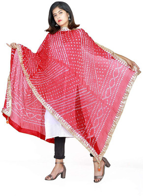 D-Fashion Art Silk Printed Women Dupatta