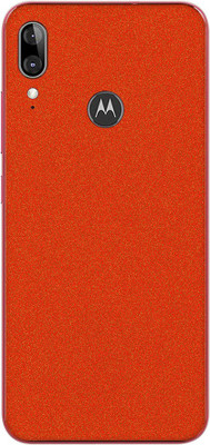 Vcare GadGets Motorola e6s Mobile Skin(Orange)