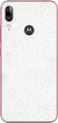 Vcare GadGets Motorola e6s Mobile Skin(White)