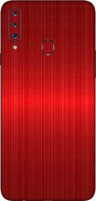 Vcare GadGets Samsung Galaxy A20s Mobile Skin(Red)