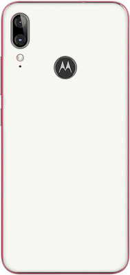 Vcare GadGets Motorola e6s Mobile Skin(White)