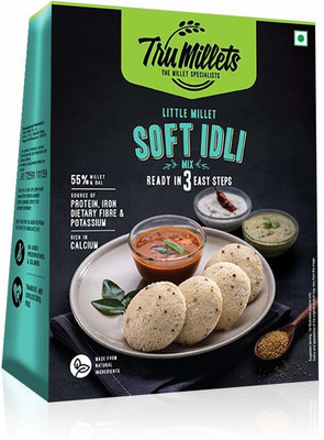 Trumillets Instant Idli Mix | Multi Millet, No Palm Oil, High Fibre 750 g(Pack of 3)