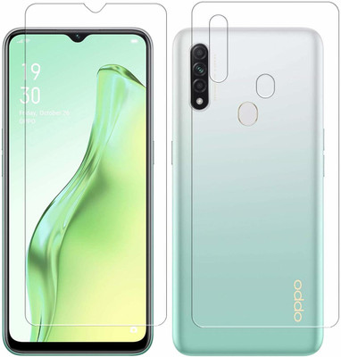 Firstkart Front and Back Tempered Glass for Oppo A31(Pack of 2)