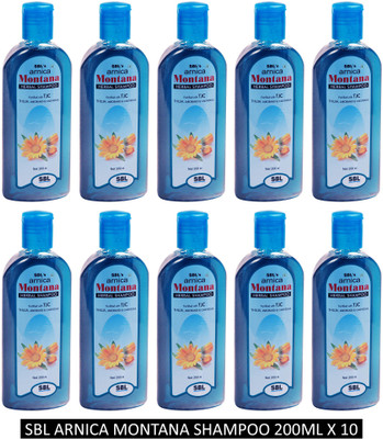 SBL ARNICA MONTANA SHAMPOO 200 ML BOTTLE - (PACK OF 10)(2000 ml)