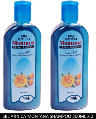 SBL ARNICA MONTANA SHAMPOO 200 ML BOTTLE - (PACK OF 2)(400 ml)