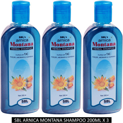 SBL ARNICA MONTANA SHAMPOO 200 ML BOTTLE - (PACK OF 3)(600 ml)