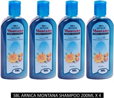 SBL ARNICA MONTANA SHAMPOO 200 ML BOTTLE - (PACK OF 4)(800 ml)