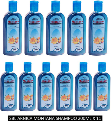 SBL ARNICA MONTANA SHAMPOO 200 ML BOTTLE - (PACK OF 11)(2200 ml)